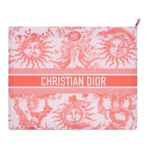 [BAG] DIOR Dioriviera DiorTravel Zipped Pouch in Coral